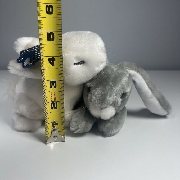 1988 Applause Topsy And Turvy Bunny Rabbit Pair Plush #20367 Easter - Picture 7 of 7